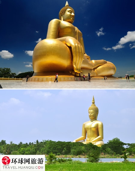 Wat Muang的佛像
